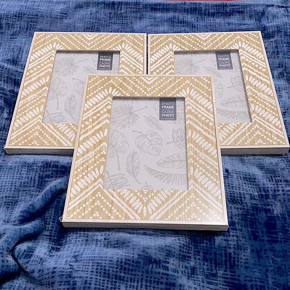 Bohemian style painted picture frames